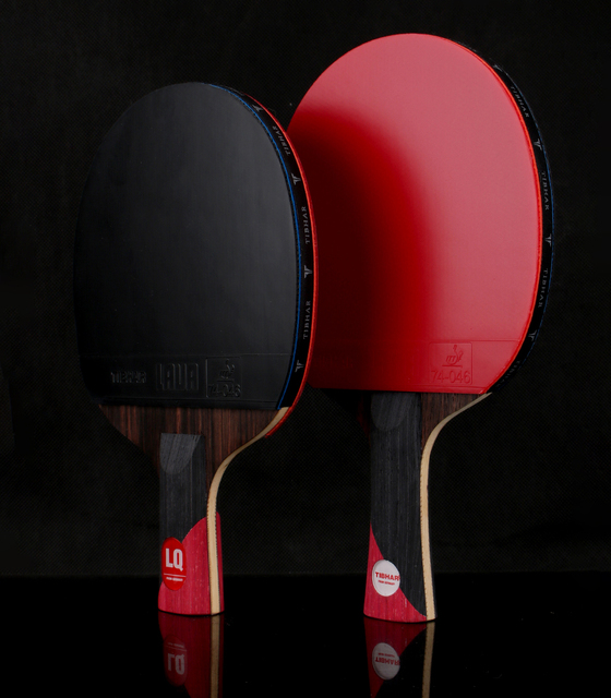 Rakieta do tenisa stołowego TIBHAR LIQIAN Edition 5-warstwowe drewno heban rakietka Allround z lepkimi pestkami Pingpong Bat - Wianko - 8