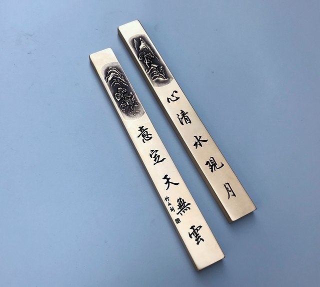 Mosiężne przyciski do papieru - wysokiej jakości, prezent przenośny, kreatywne chińskie tradycyjne pióro do kaligrafii - Wianko - 7