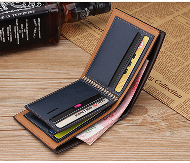 Vintage portfel skórzany męski 2022, marki luksusowej, krótka i smukła konstrukcja, z kieszenią na pieniądze i miejsce na karty kredytowe - Wianko - 36