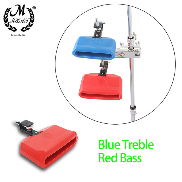 Zestaw wysokiej jakości bębenków perkusyjnych M MBAT - kolorowy bęben Cowbell do jazzowego ABS dla wytrzymałościowych trebli, części i akcesoria - Wianko - 19