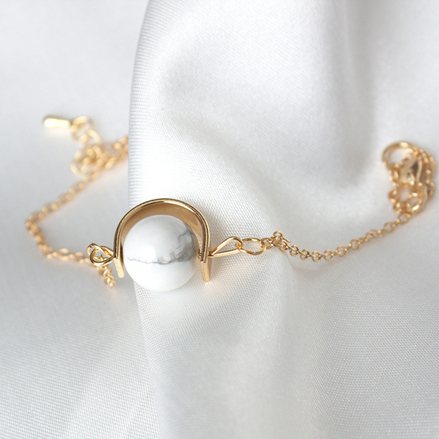 Słodka i piękna bransoletka pleciona z imitacją perły, kryształowym sercem, kwiatami i literą D - Wianko - 23