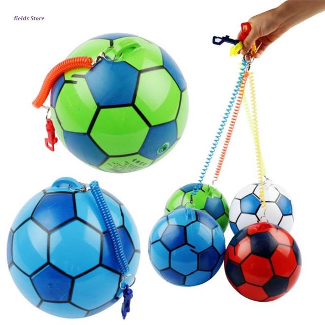 Nowa dmuchana piłka nożna z sznurkiem - zabawka sportowa dla dzieci - Wianko - 6