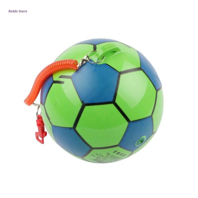 Nowa dmuchana piłka nożna z sznurkiem - zabawka sportowa dla dzieci - Wianko - 9