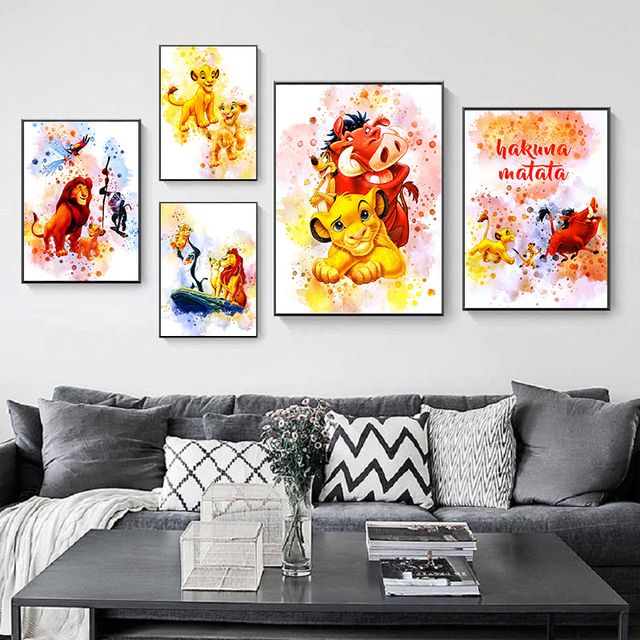 Diamentowy obraz król lew Simba - zestaw do haftowania 5D DIY - pełne wiertła - Home Decoration - prezent - mozaika Disney - Wianko - 2