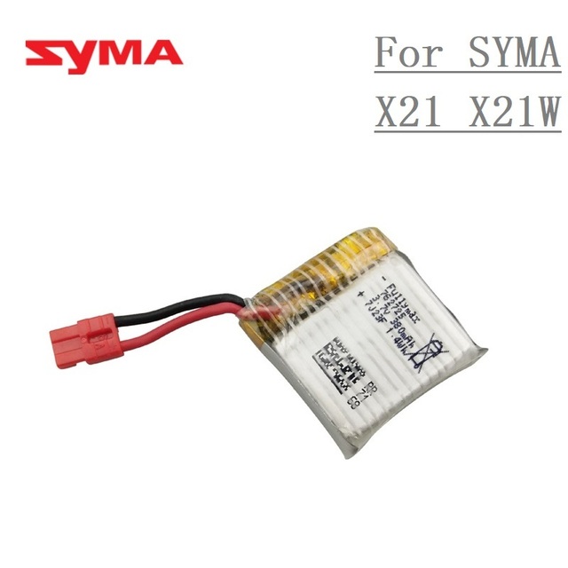 380mAh Bateria Lipo 3.7V do Syma X26 X26A X21 X21W - 1/2/3/5/10szt - Wianko - 4