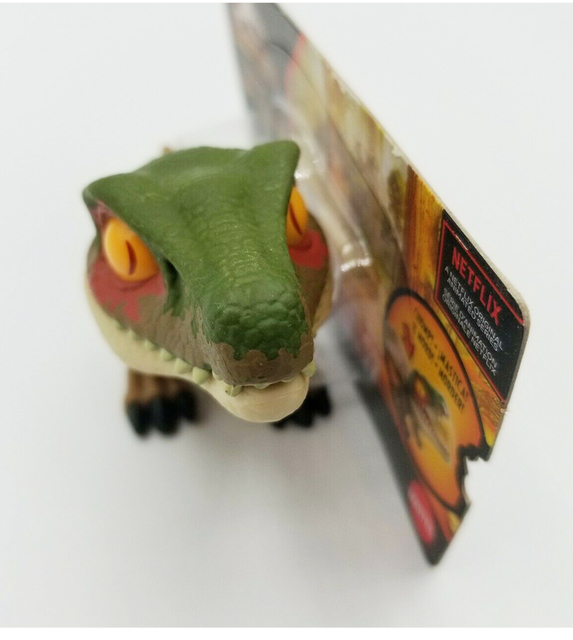 Oryginalne Mattel Snap Squad - Dinozaury Indominus Rex, Baryonyx, Mosasaurus, Ankylosaurus - Marka zabawek dla chłopców - Wianko - 8