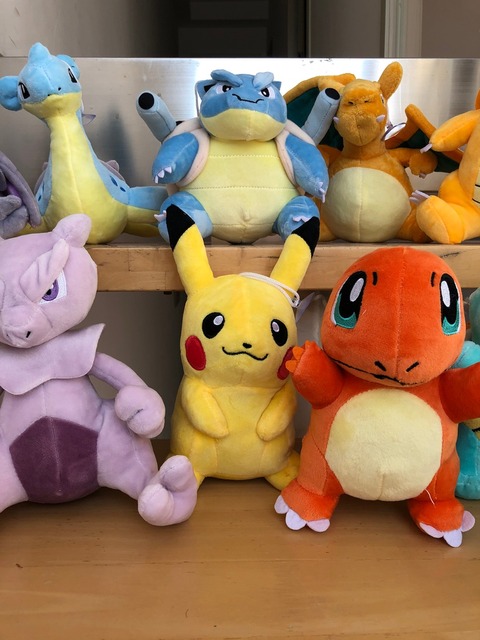 Pluszowe zwierzątka dla dzieci - Pikachu, Bulbasaur, Lapras, wiewiórka - Wianko - 5