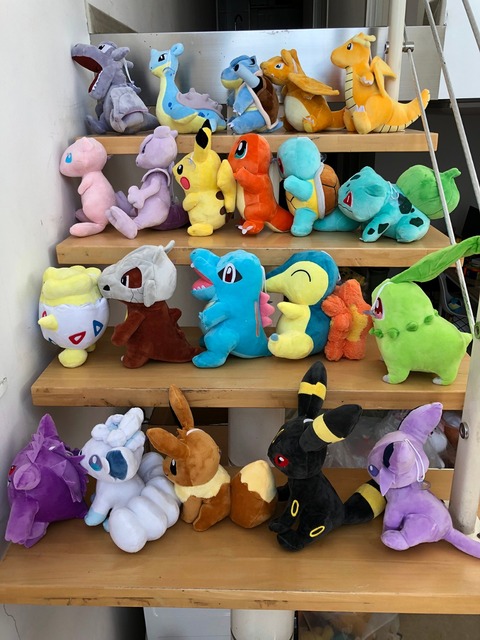 Pluszowe zwierzątka dla dzieci - Pikachu, Bulbasaur, Lapras, wiewiórka - Wianko - 2