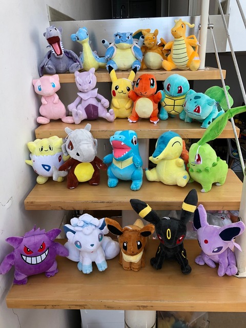 Pluszowe zwierzątka dla dzieci - Pikachu, Bulbasaur, Lapras, wiewiórka - Wianko - 1