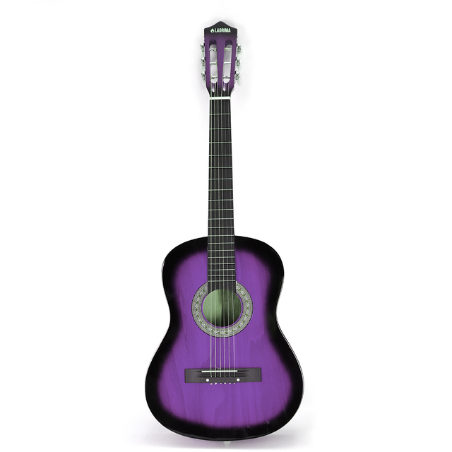 Gitara akustyczna początkującego 38 Cal z pokrowcem, paskiem, tunerem i stalowymi strunami - instrument muzyczny - Wianko - 18