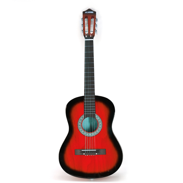 Gitara akustyczna początkującego 38 Cal z pokrowcem, paskiem, tunerem i stalowymi strunami - instrument muzyczny - Wianko - 15
