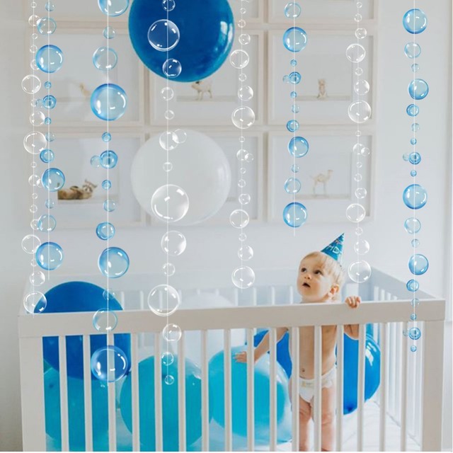 Pływająca przezroczysta bańka girlanda pod morzem dla Baby Shower i urodzin dziecka - Wianko - 3