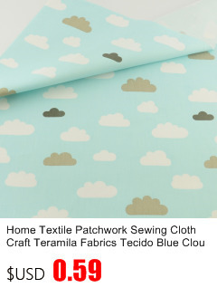 Niebieska tkanina bawełniana Teramila do patchworku, pikowana, idealna do szycia rzemiosłniczego i dekoracji domowych - Wianko - 15