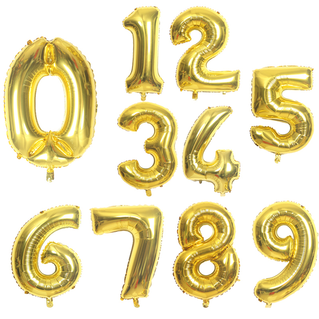 Duże cyfry z balonów foliowych w kolorach Gradient Rose czerwony, złoty i srebrny - 1 sztuka (0, 1, 2, 3, 4, 5, 6, 7, 8, 9) - dekoracja na 18. urodziny, przyjęcie ślubne - Wianko - 4