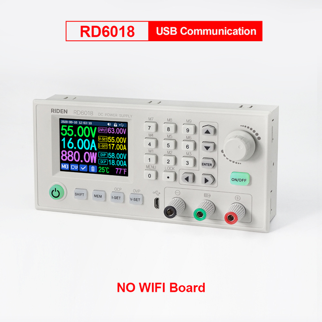 Regulator napięcia stałego RD6018 18A z modułem zasilającym, sterowanie oprogramowaniem klawiatury - Wianko - 8