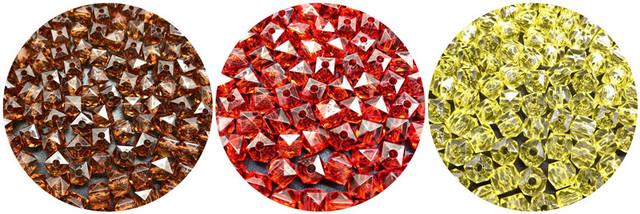 50 sztuk przezroczystych akrylowych koralików fasetowanych o rozmiarze 10mm do tworzenia biżuterii DIY - Wianko - 3