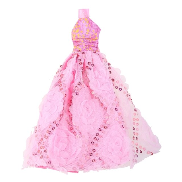 Domek dla lalek Księżniczka - piękny element ubioru, modna suknia, zabawka dla dziewczynek, 30cm lalka - Wianko - 4