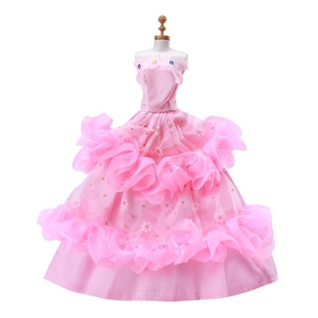 Domek dla lalek Księżniczka - piękny element ubioru, modna suknia, zabawka dla dziewczynek, 30cm lalka - Wianko - 5