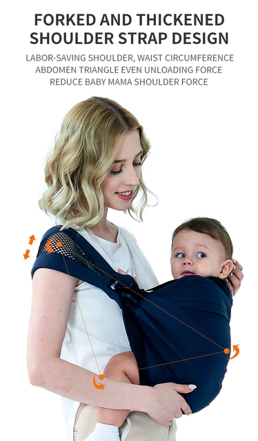 Ergonomiczna wielofunkcyjna chusta do noszenia niemowląt Wrap – idealna dla noworodków, pasek do spania Babyback 2021New - Wianko - 5
