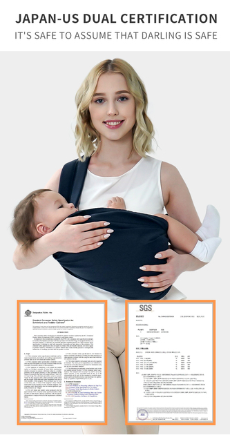 Ergonomiczna wielofunkcyjna chusta do noszenia niemowląt Wrap – idealna dla noworodków, pasek do spania Babyback 2021New - Wianko - 10