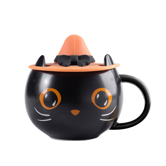 Filiżanka kawy z czarnym kotem - personalizowana edycja limitowana - Wianko - 10