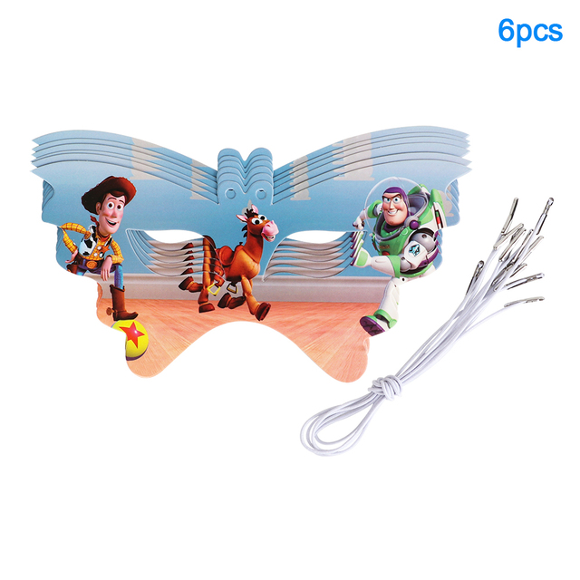 Jednorazowe serwetki Cartoon Disney Toy Story, talerze, puchar, słomki, balon, prezent, torba - dekoracja urodzinowa i na Baby Shower - Wianko - 14