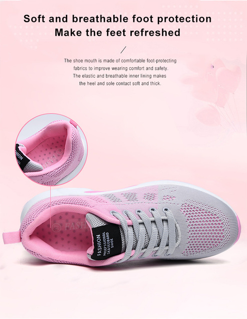 CINESDD damskie buty do biegania sportowe, wygodne i wentylowane, rozmiar 36-42, gumowa podeszwa - Wianko - 12