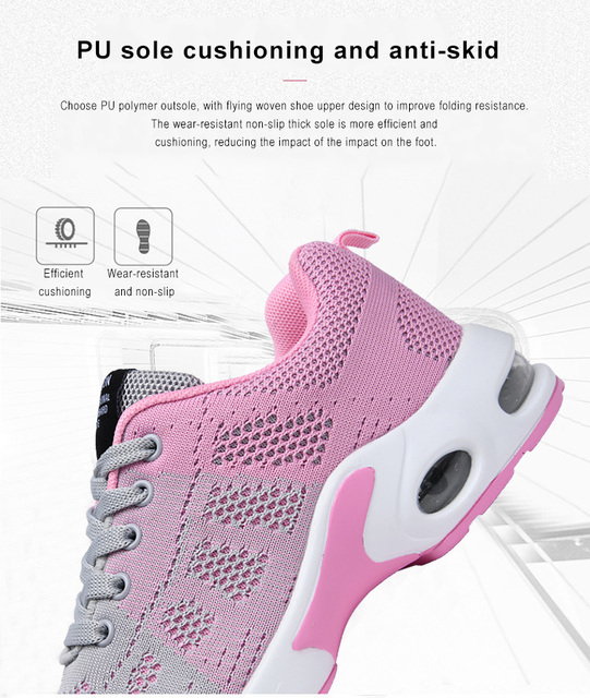 CINESDD damskie buty do biegania sportowe, wygodne i wentylowane, rozmiar 36-42, gumowa podeszwa - Wianko - 11
