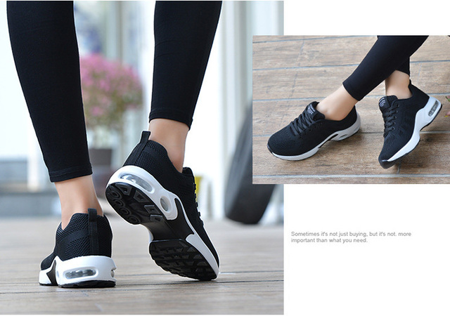 CINESDD damskie buty do biegania sportowe, wygodne i wentylowane, rozmiar 36-42, gumowa podeszwa - Wianko - 15