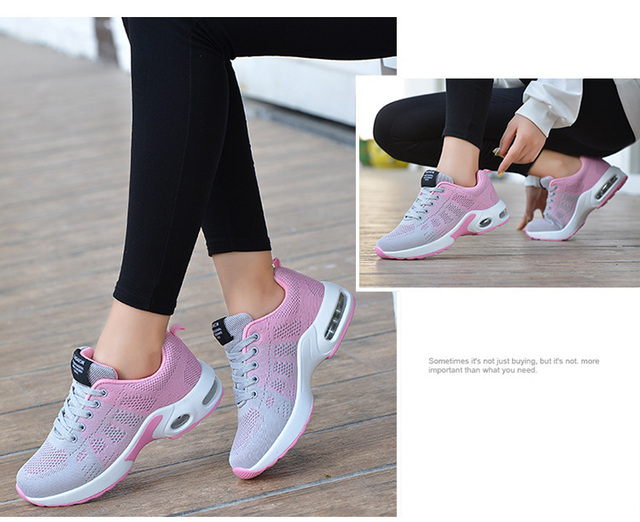 CINESDD damskie buty do biegania sportowe, wygodne i wentylowane, rozmiar 36-42, gumowa podeszwa - Wianko - 22
