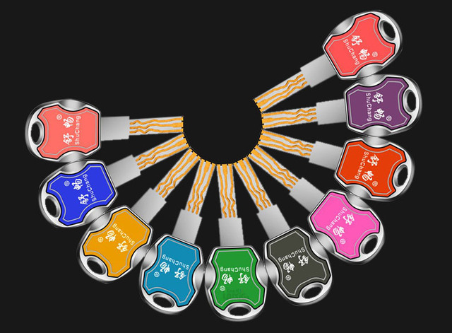 10 kolorowych kluczy do cylindrów blokady drzwi zewnętrznych - Wianko - 6