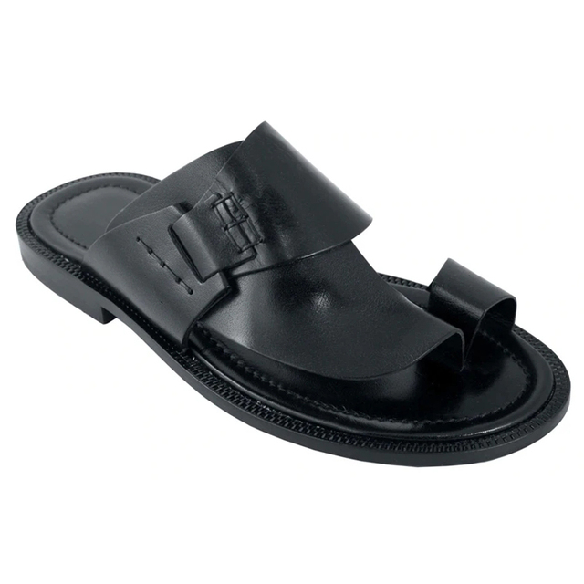 Letnie męskie sandały 2021 z odkrytymi palcami, płaskie, stylowe buty Casual Outdoor Beach dla mężczyzn - Wianko - 4