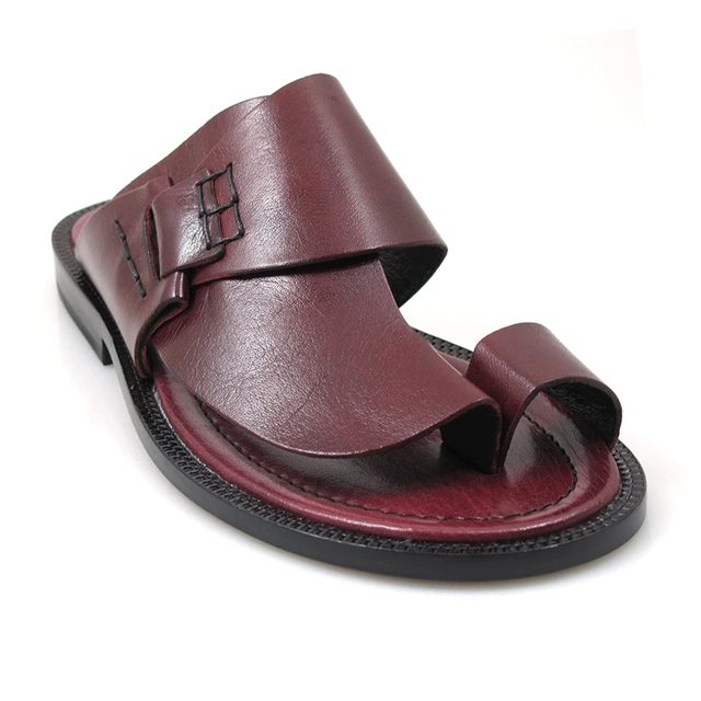 Letnie męskie sandały 2021 z odkrytymi palcami, płaskie, stylowe buty Casual Outdoor Beach dla mężczyzn - Wianko - 8