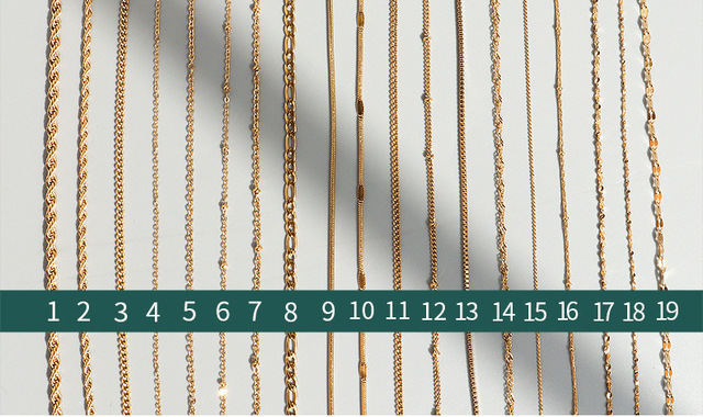 Naszyjnik z łańcuszkiem w kształcie węża o złotym i srebrnym kolorze, zrobiony ze stali nierdzewnej 316L - Wianko - 1