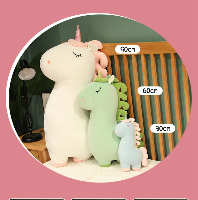 Pluszowy jednorożec Kawaii - miękka poduszka dla dzieci - prezent urodzinowy - zwierzęta pluszowe - Wianko - 10