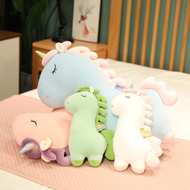 Pluszowy jednorożec Kawaii - miękka poduszka dla dzieci - prezent urodzinowy - zwierzęta pluszowe - Wianko - 17
