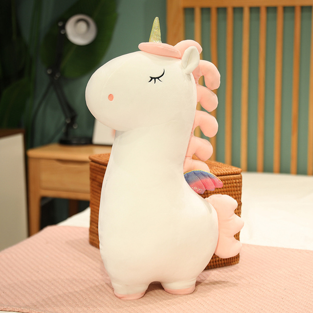 Pluszowy jednorożec Kawaii - miękka poduszka dla dzieci - prezent urodzinowy - zwierzęta pluszowe - Wianko - 7