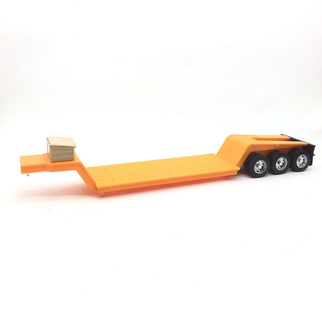 Model zabawkowy ciężarówki z przyczepą, skala 1:32, 45cm - modyfikowana scena transportu samochodowego - Wianko - 2