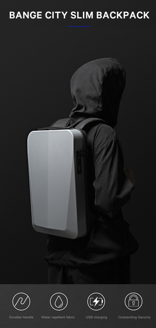 BANGE plecak wielofunkcyjny z pojemnością na laptopa i wodoodpornym materiałem - Wianko - 3
