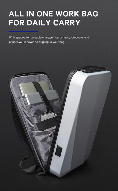 BANGE plecak wielofunkcyjny z pojemnością na laptopa i wodoodpornym materiałem - Wianko - 4