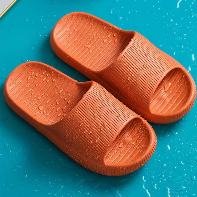 Kapcie letnie wsuwane sandały dla kobiet, mężczyzn i pań - wygodne pantofle do prysznica i na plażę z miękką podeszwą - Wianko - 9