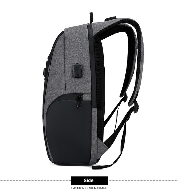 Mężczyźni i kobiety - wodoodporny plecak szkolny Mochila z zabezpieczeniem przeciw kradzieży dla laptopa 15.6-17 Cal z portem USB - Wianko - 37