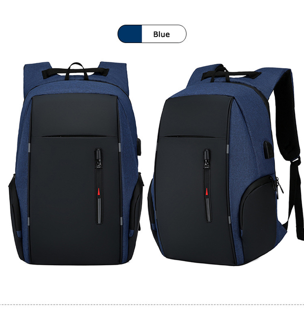 Mężczyźni i kobiety - wodoodporny plecak szkolny Mochila z zabezpieczeniem przeciw kradzieży dla laptopa 15.6-17 Cal z portem USB - Wianko - 32
