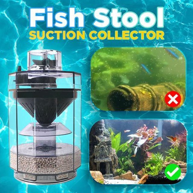 Automatyczny filtr urządzenia do oczyszczania akwarium - kolektor odpadów Fish Poop Collector Fish Tank - Wianko - 9