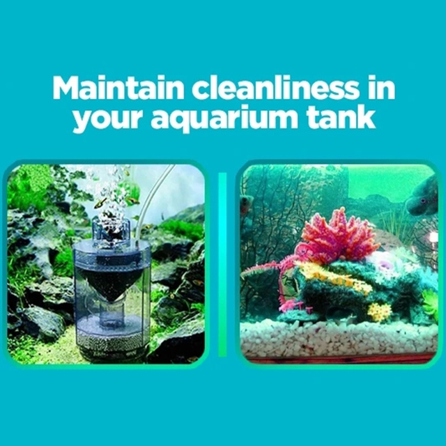 Automatyczny filtr urządzenia do oczyszczania akwarium - kolektor odpadów Fish Poop Collector Fish Tank - Wianko - 5