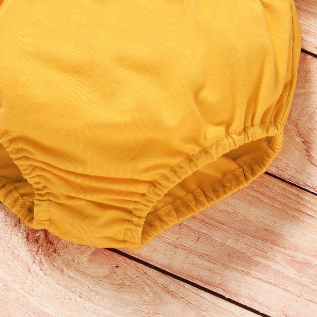 Zestaw ubranek dla noworodka - kamizelka bez rękawów + spodenki stroje słonecznika z kwiatowym wzorem dla dziewczynki - 2020 lato - Wianko - 15