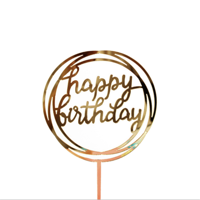 Dekoracja urodzinowa - złoty brokatowy cylinder do dekoracji ciasta DIY - Wianko - 9