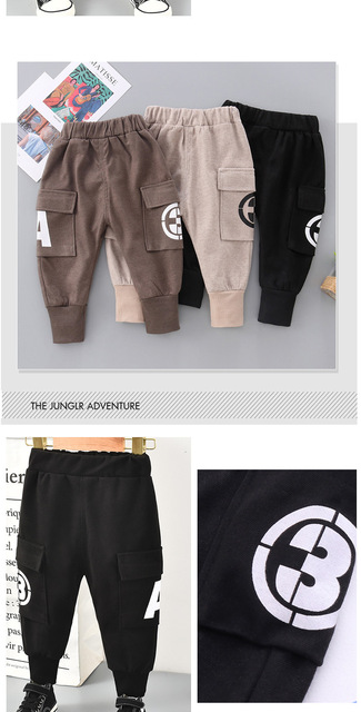 Długie chłopięce spodnie Casual Cargo z wieloma kieszeniami, odpowiednie dla dziewcząt oraz dzieci - Wianko - 6