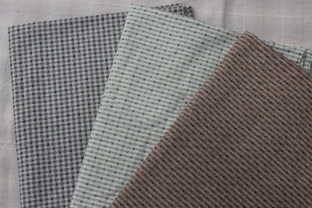Siatka japońskiego stylu przędzy barwnikowej tkaniny Patchwork DIY Handmade, 50x70cm, 4 sztuki - Wianko - 3