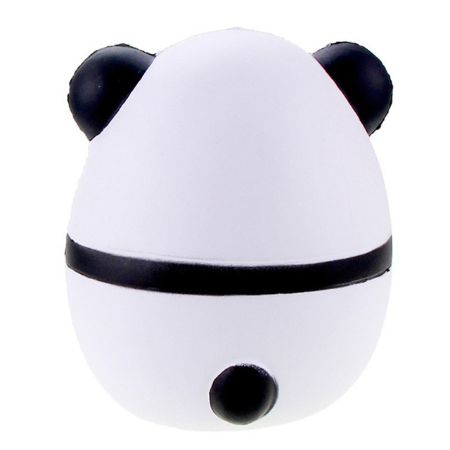 Panda niedźwiedź jajko Squishy śliczna zabawka antystresowa miękka rozciągliwa 12*8CM - Wianko - 4